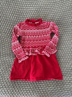 hope & henry 100% organic cotton sweater dress